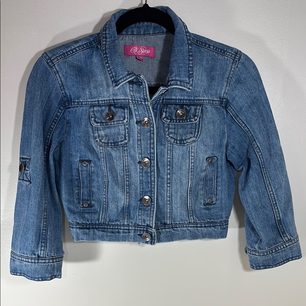 Ci Sono Blue Denim Girls Jacket